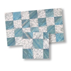 Alternative view of Carrelage sol - Marbre bleu