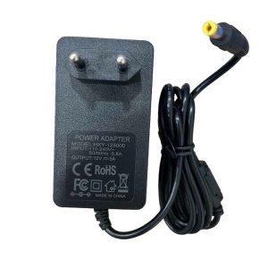 Transformateur Alimentation 220 volts 12 volts 5 ampères pour maison de poupée avec fiche jack