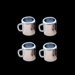 tasses miniatures acier maison de poupée vue principale