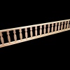 Balustrade bois brut 60 cm pour maison de poupée Vue principale