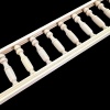 Balustrade bois brut 60 cm pour maison de poupée Vue couchée