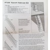 Escalier bois 1/12ᵉ avec retour Houseworks — vue du manuel anglais