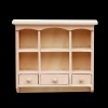 Étagère miniature bois brut 3 tiroirs vue principale