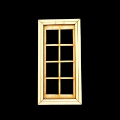 Fenêtre bois ouvrante 1/12ᵉ à 8 carreaux — vue principale