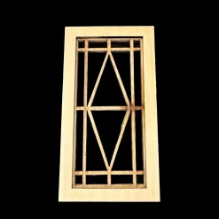 Fenêtre à losange central bois miniature vue principale