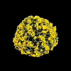 Lot de deux buissons jaunes miniature 1/12ᵉ vue principale