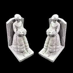 Serre-livre jeune fille en métal — vue principale