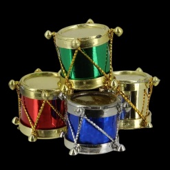 Tambour de Noël acrylique — vue principale