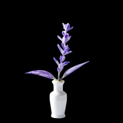 vase miniature fleurs violettes vue principale