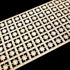 Treillis bois miniature vue en diagonale