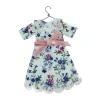 robe miniature à fleurs sur cintre 1/12ᵉ
