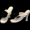 Paire de chaussures femme à talons miniature 1/12ᵉ pour maison de poupée