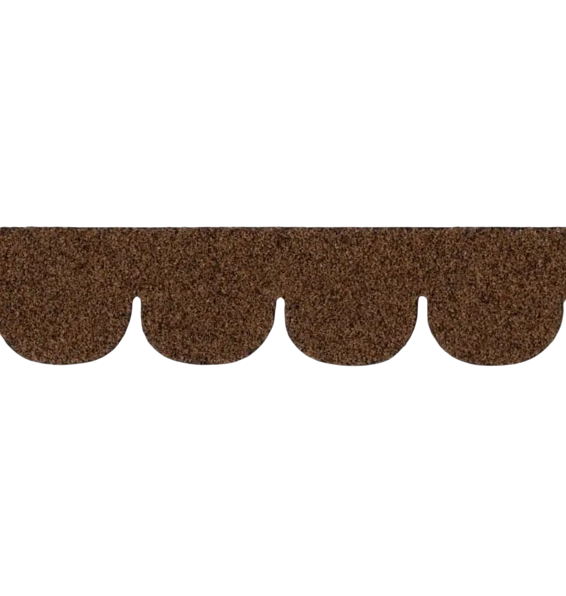 Bande de tuiles shingle en asphalte pour toiture miniature échelle 1/12e