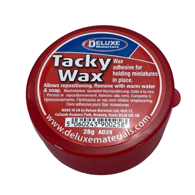 Cire repositionnable pour maintenir en place des objets miniatures 1/12e