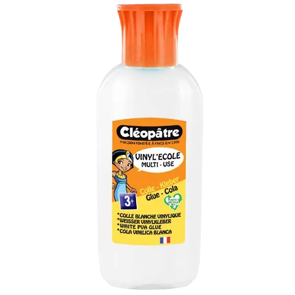 Colle vinylique blanche Cléopâtre 100 g pour bois papier carton miniature 1/12e