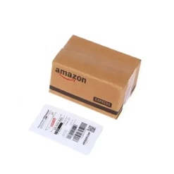 carton miniature Amazon avec étiquette autocollante pour maison de poupée 1/12