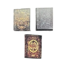 lot de 3 livres décor miniature 1/12e série 3