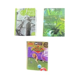 lot de 3 livres miniature 1/12e ouvrables