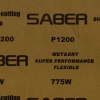 papier abrasif grain P1200 verso feuille abrasive wet and dry modélisme