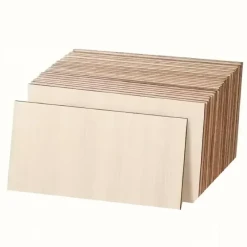 plaque bois tilleul miniature 200x100 maison de poupee