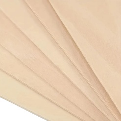 Plaques de bois en tilleul contreplaqué format 200 x 100 mm pour maison de poupée 1/12