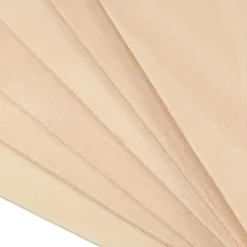 Plaques de bois en tilleul contreplaqué format 200 x 200 mm pour maison de poupée 1/12