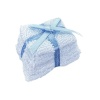 lot de serviettes de toilette miniature bleu 1/12e