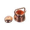 bouilloire miniature cuivre 1/12e avec couvercle amovible ouvert