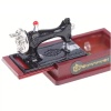machine a coudre miniature 1/12e detail tiroir coulissant avec accessoires couture