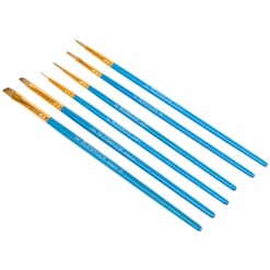 détail des pinceaux fins Bleiswijck avec différentes formes pour précision