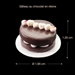 Alternative view of Gâteau meringué au chocolat miniature