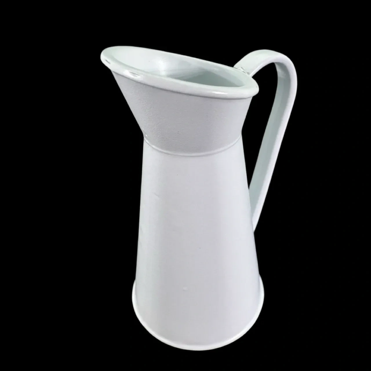 Broc miniature en métal blanc creux 1/12e