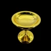 Coupe à fruits compotier miniature doré sur pied 1/12e