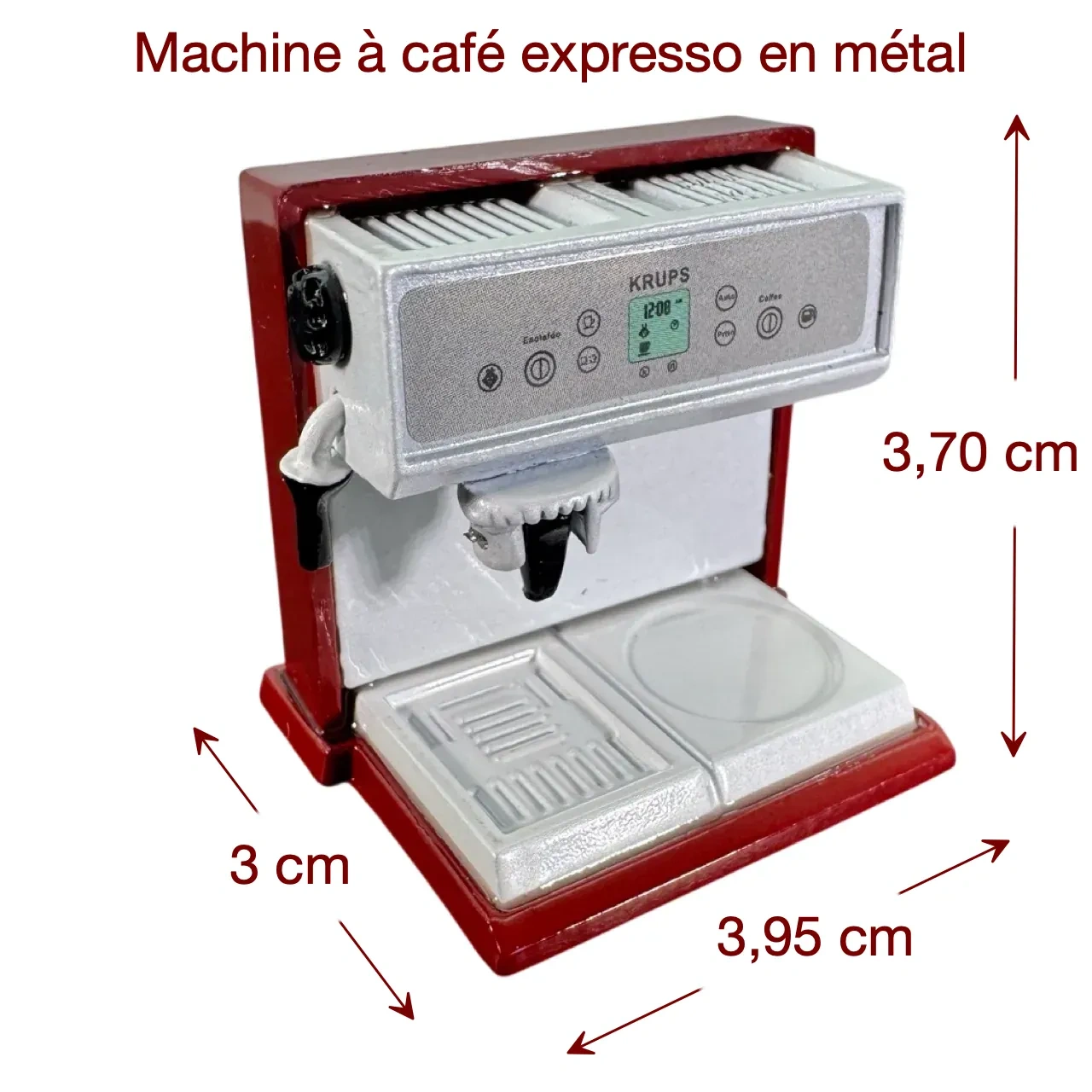 Machine à café expresso miniature dimensions 1/12e