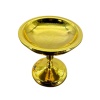Coupe à fruits compotier miniature doré sur fond blanc 1/12e