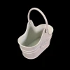 Panier de jardin miniature en métal beige – Image 3