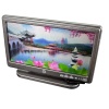 Téléviseur écran plat avec télécommande vue en angle 1/12e