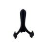 Support pour assiette miniature en métal noir