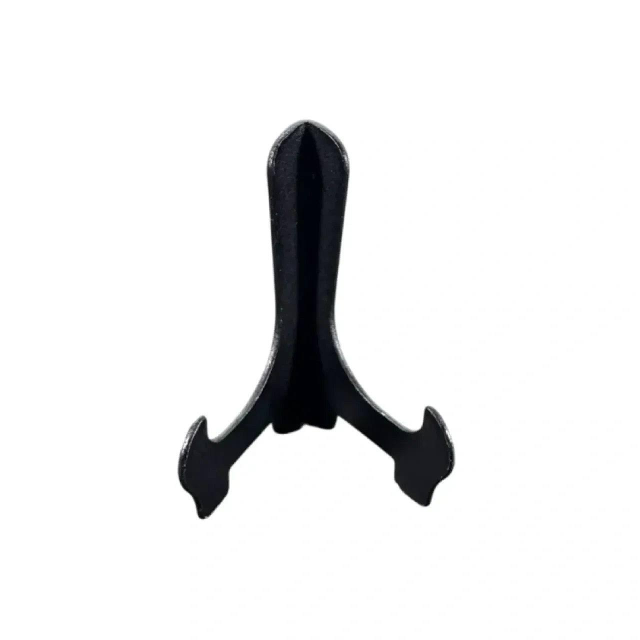 Support pour assiette miniature en métal noir