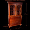 Bibliothèque vitrine miniature victorienne dimensions 1/12e 3 3-bibliotheque-vitrine-victorienne-cote-AB-GL-JP034