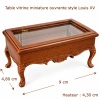 Dimensions table vitrine miniature 1/12e