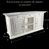 Îlot de cuisine miniature dimensions 16 x 7,44 x 7,43 cm