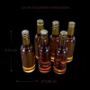 Dimensions des bouteilles miniatures ambre en résine