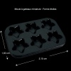Dimensions du moule à gâteaux miniature avec six empreintes étoiles