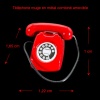 Dimensions du téléphone rouge miniature en métal