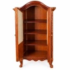 Armoire miniature ouverte avec trois étagères 1/12e
