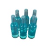 Bouteilles miniatures bleues en résine pour maison de poupée