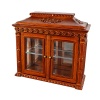 Partie vitrée du meuble miniature style Louis XV