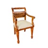 Fauteuil miniature style Empire sur fond blanc 1/12e