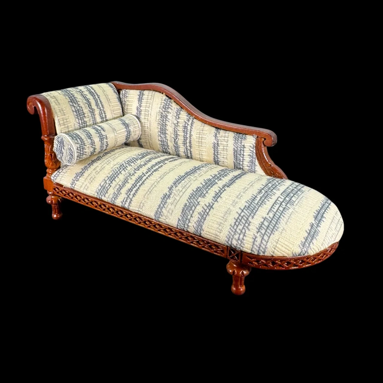 Méridienne miniature victorienne vue de dessus 1/12e